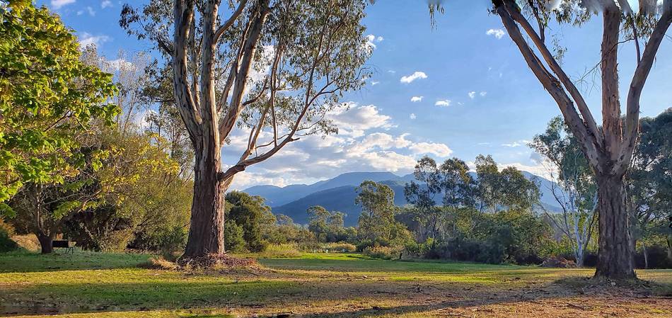 Restaway views to Mt Buffalo